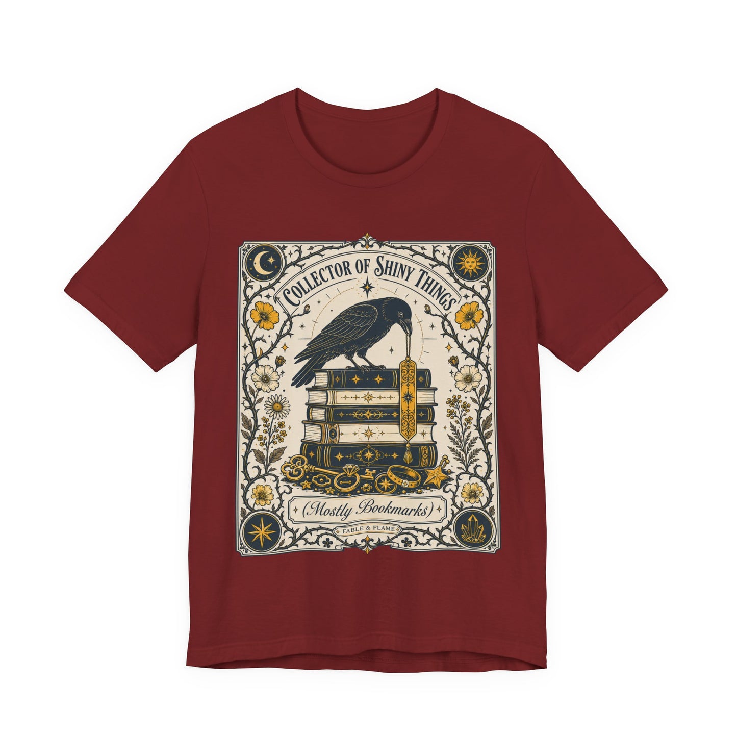 Collector of Shiny Things Raven Tarot Card Graphic T-Shirt