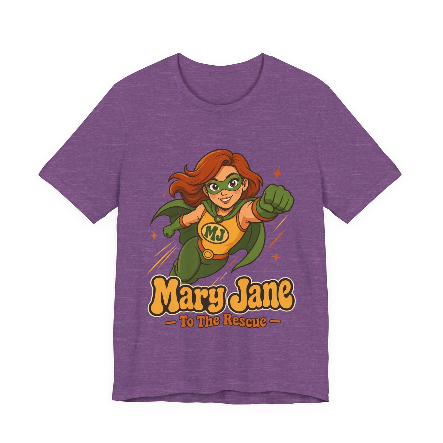 Flying High Mary Jane Superhero Graphic T-Shirt