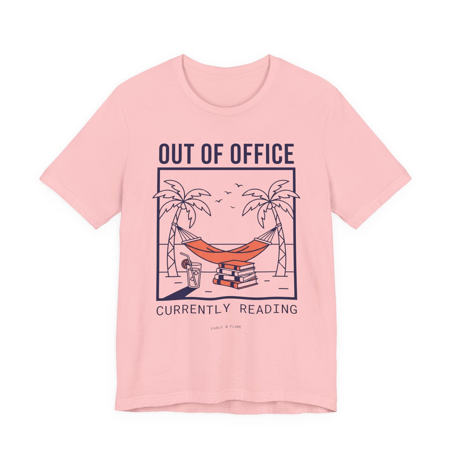 Minimalist Out of Office 'Currently Reading' Graphic T-Shirt