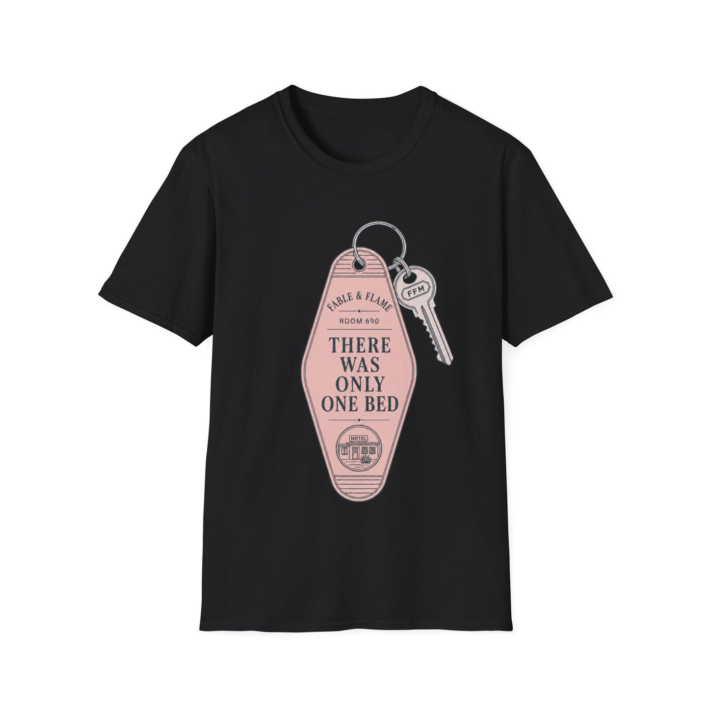 Vintage Motel Key Tag Graphic T-Shirt