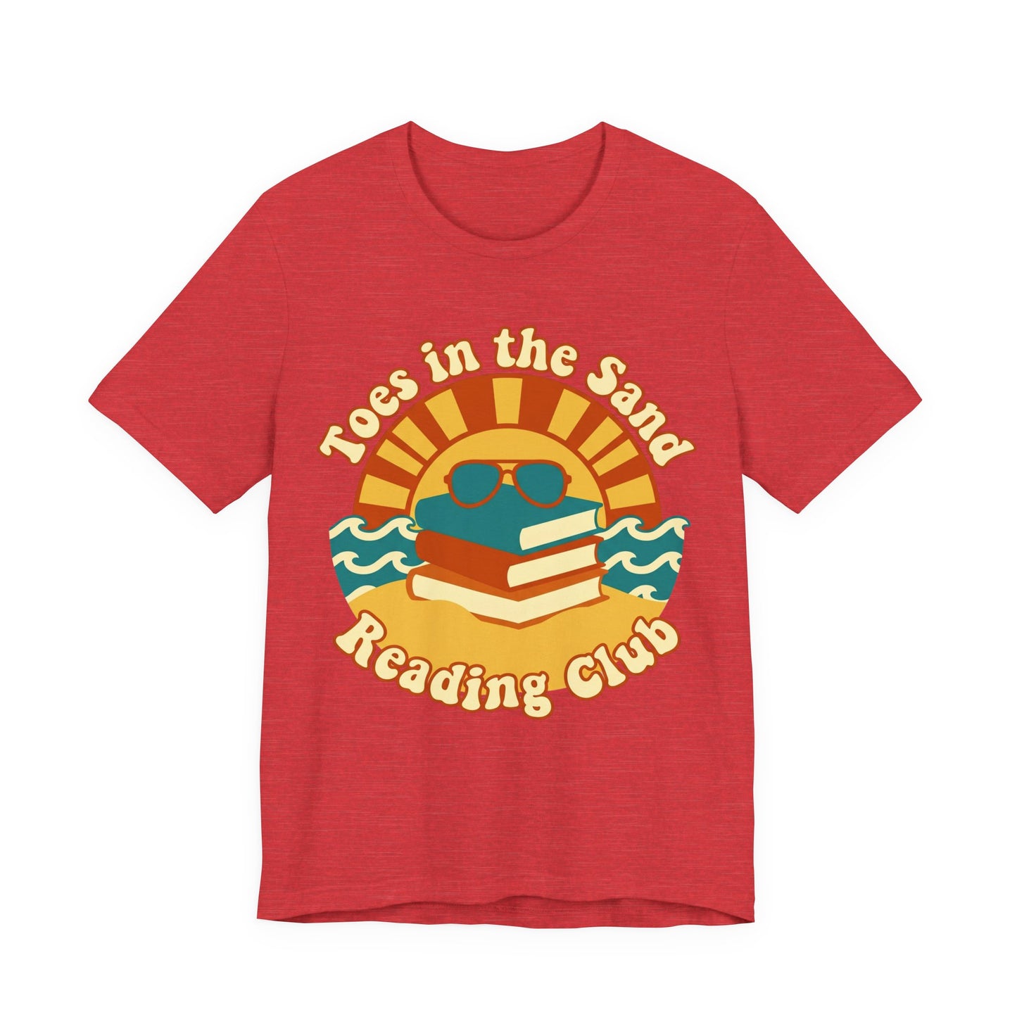 Toes in the Sand Reading Club Graphic T‑Shirt