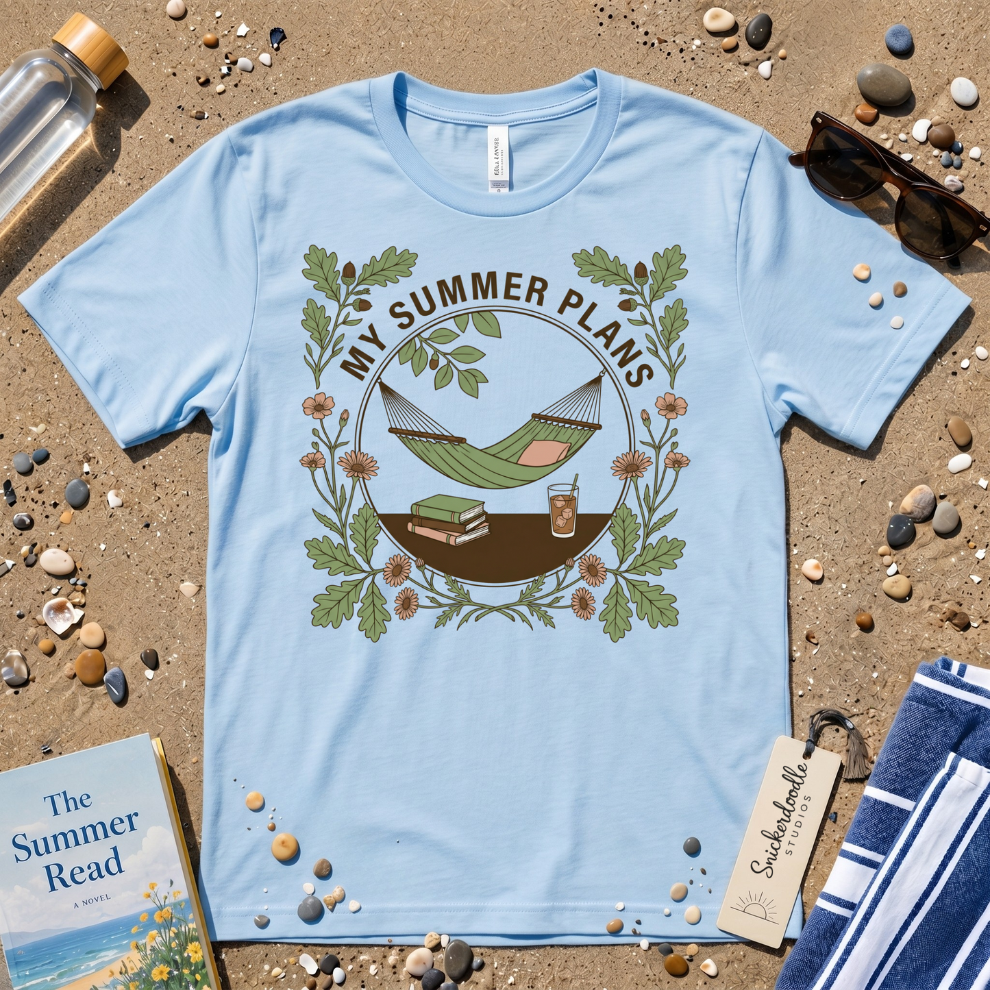 My Summer Plans Hammock Floral Graphic T-Shirt