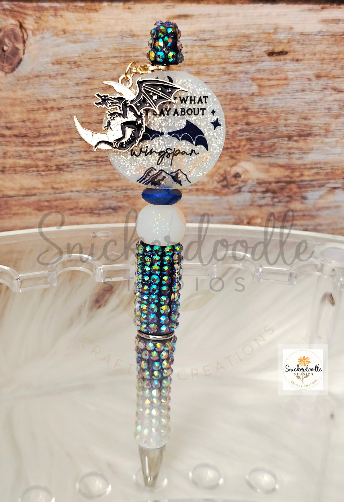 Wingspan Pens with dragon charms