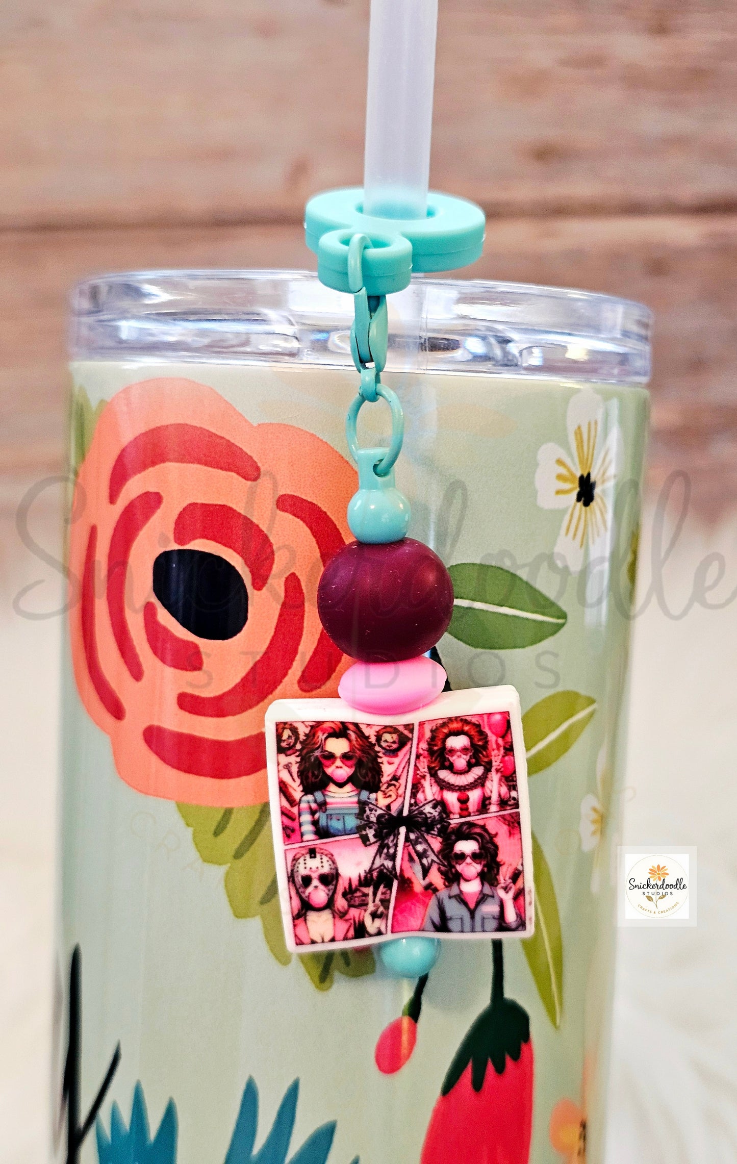 Horror Straw Charms