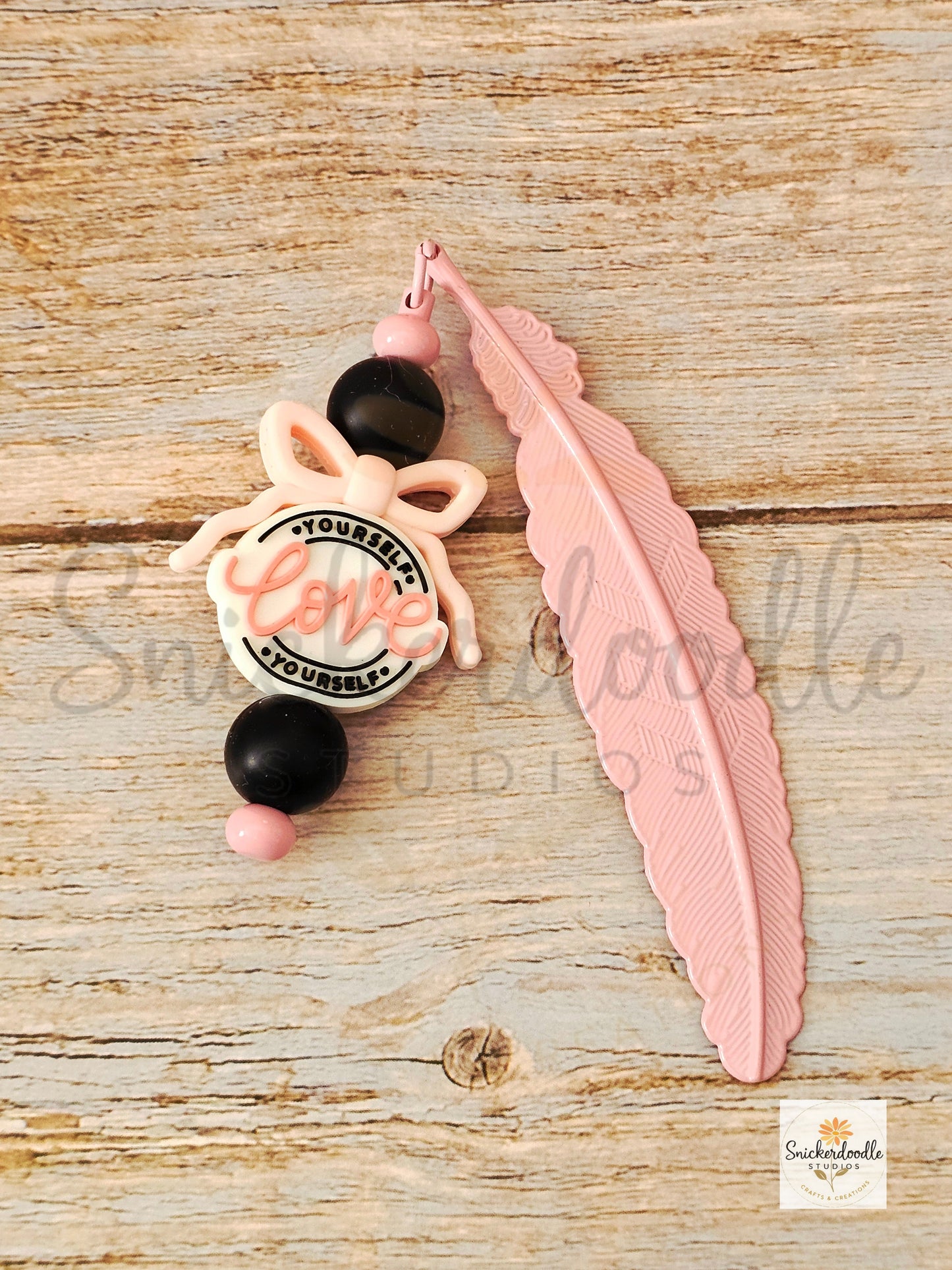 Love Yourself Feather Bookmark