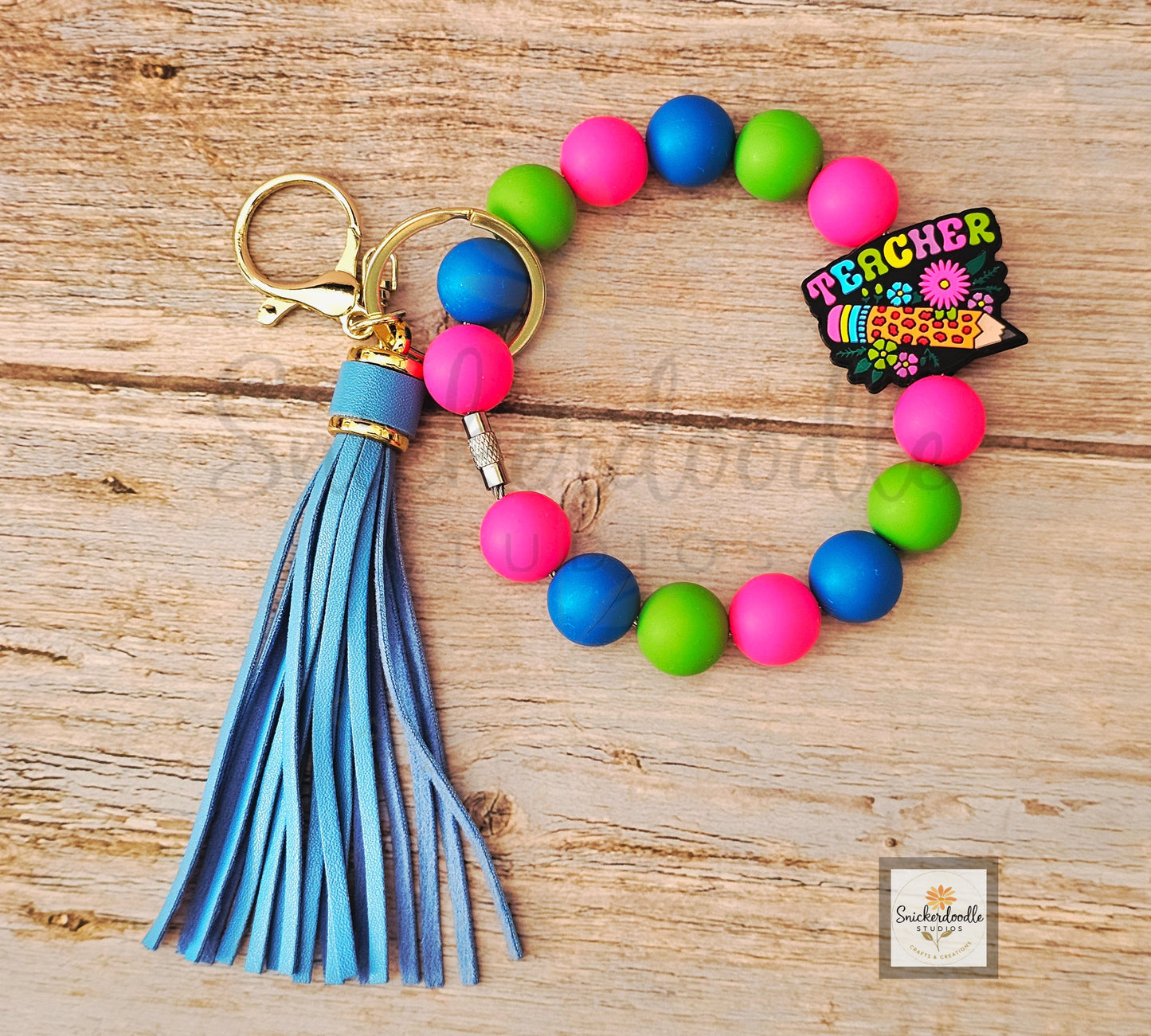 Teacher Wristlet with Tassel