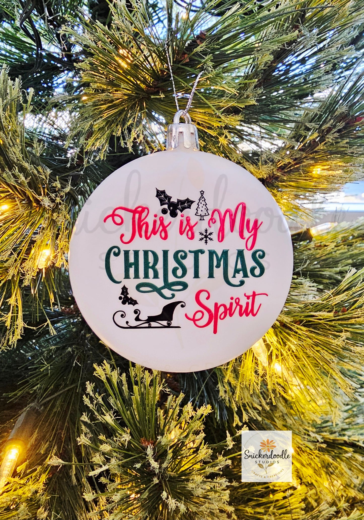 Christmas Spirit Ornament