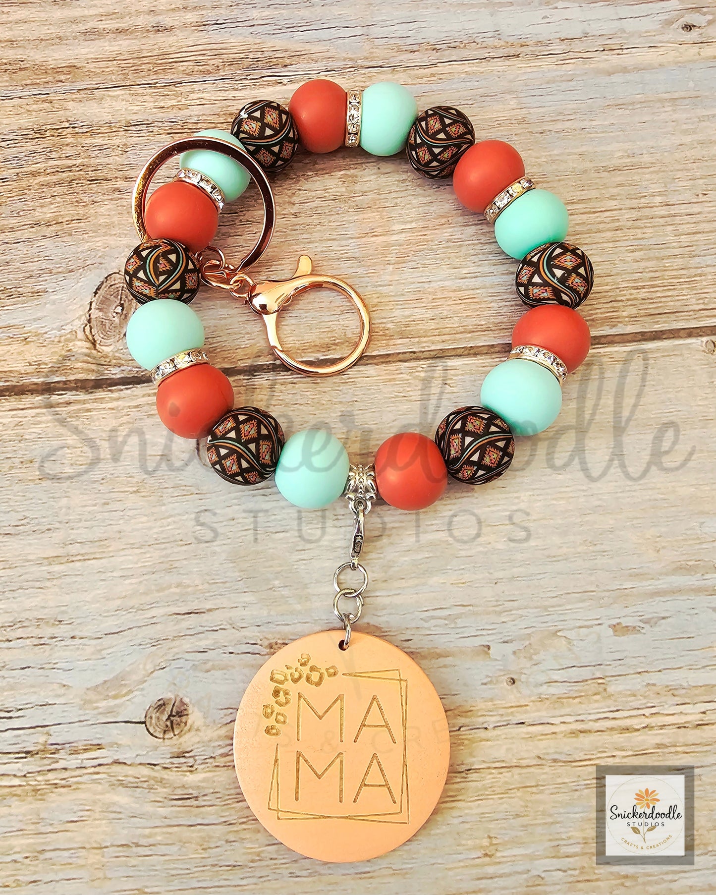 Burnt Sienna Mama Wristlet