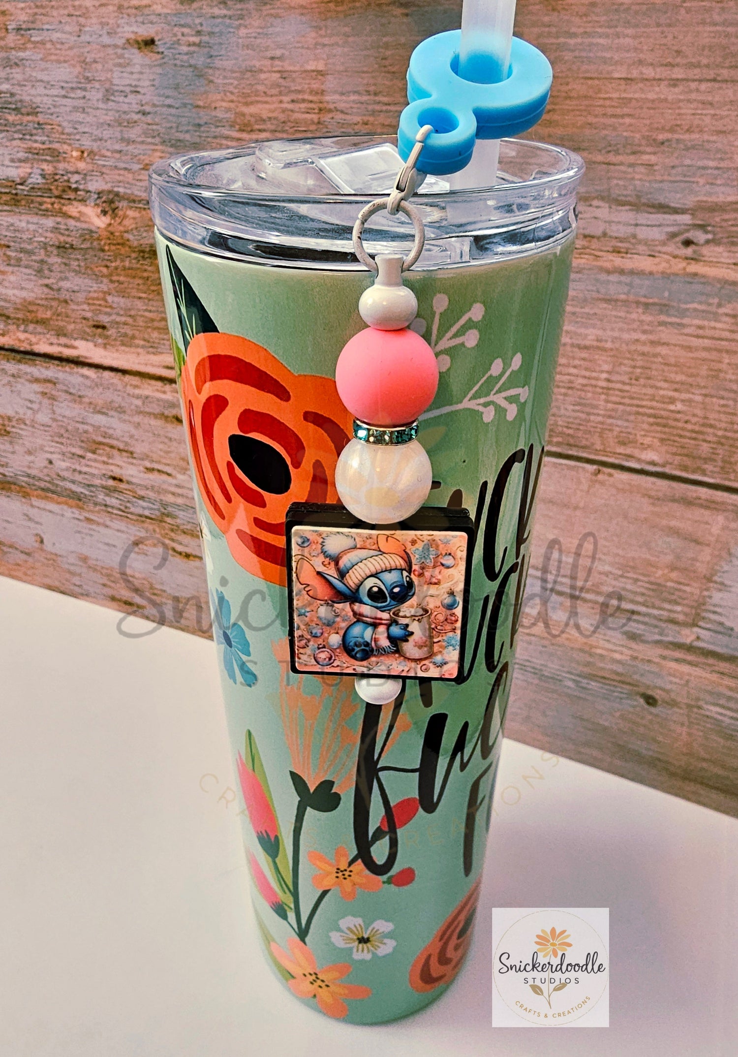 Cup & Straw Charms