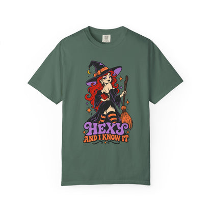 Hexy And I Know It Witch Halloween Graphic T-Shirt