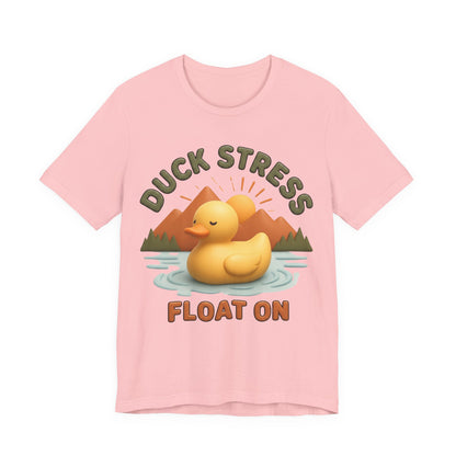 Duck Stress Float On 3D Art Graphic T-Shirt