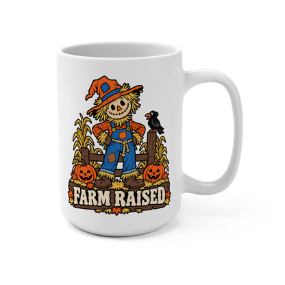 Farm Raised Scarecrow Ceramic Mug 15oz
