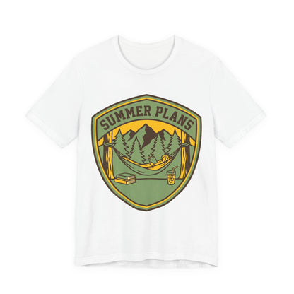 "Summer Plans" Hammock Camping Graphic T-Shirt