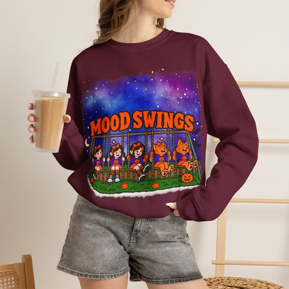 Mood Swings Werewolf Halloween Crewneck Sweatshirt