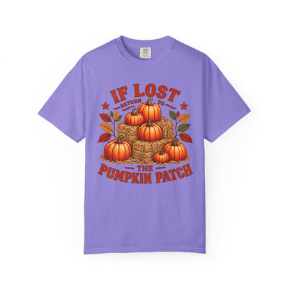 If Lost Return to the Pumpkin Patch Fall Graphic T-shirt