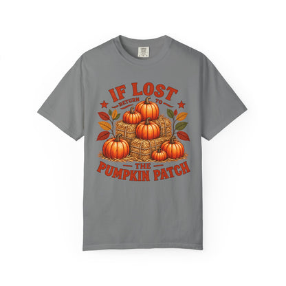 If Lost Return to the Pumpkin Patch Fall Graphic T-shirt
