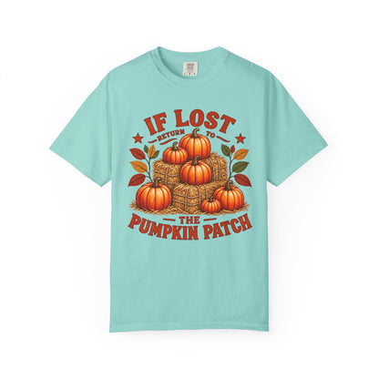 If Lost Return to the Pumpkin Patch Fall Graphic T-shirt