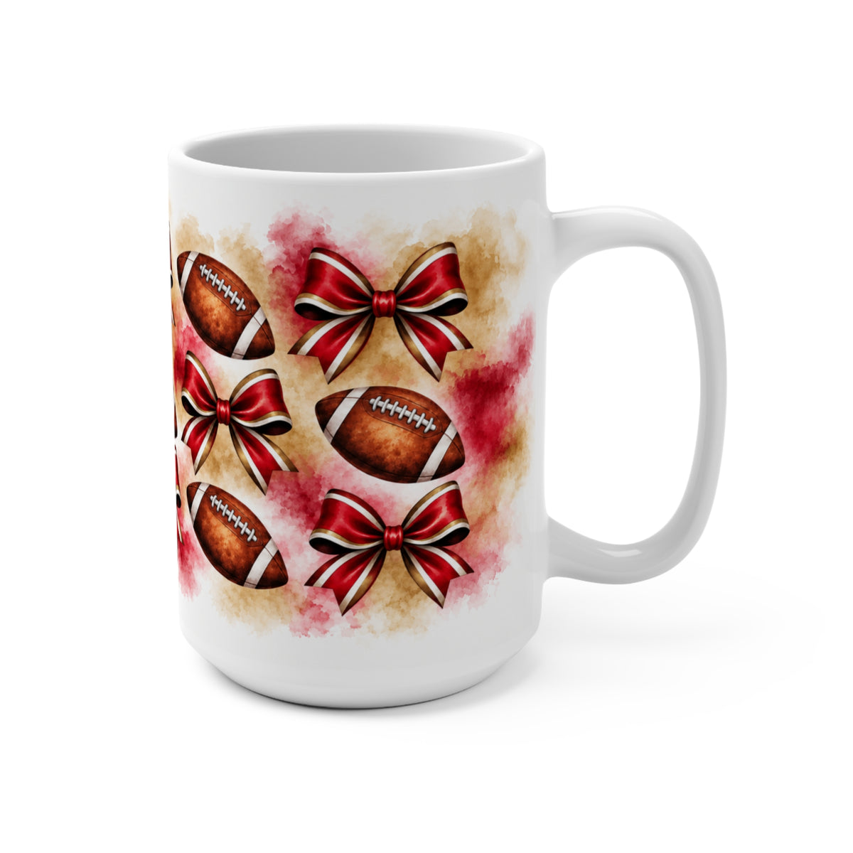 San Francisco Football Team - Balls & Bows 15oz Ceramic Mug