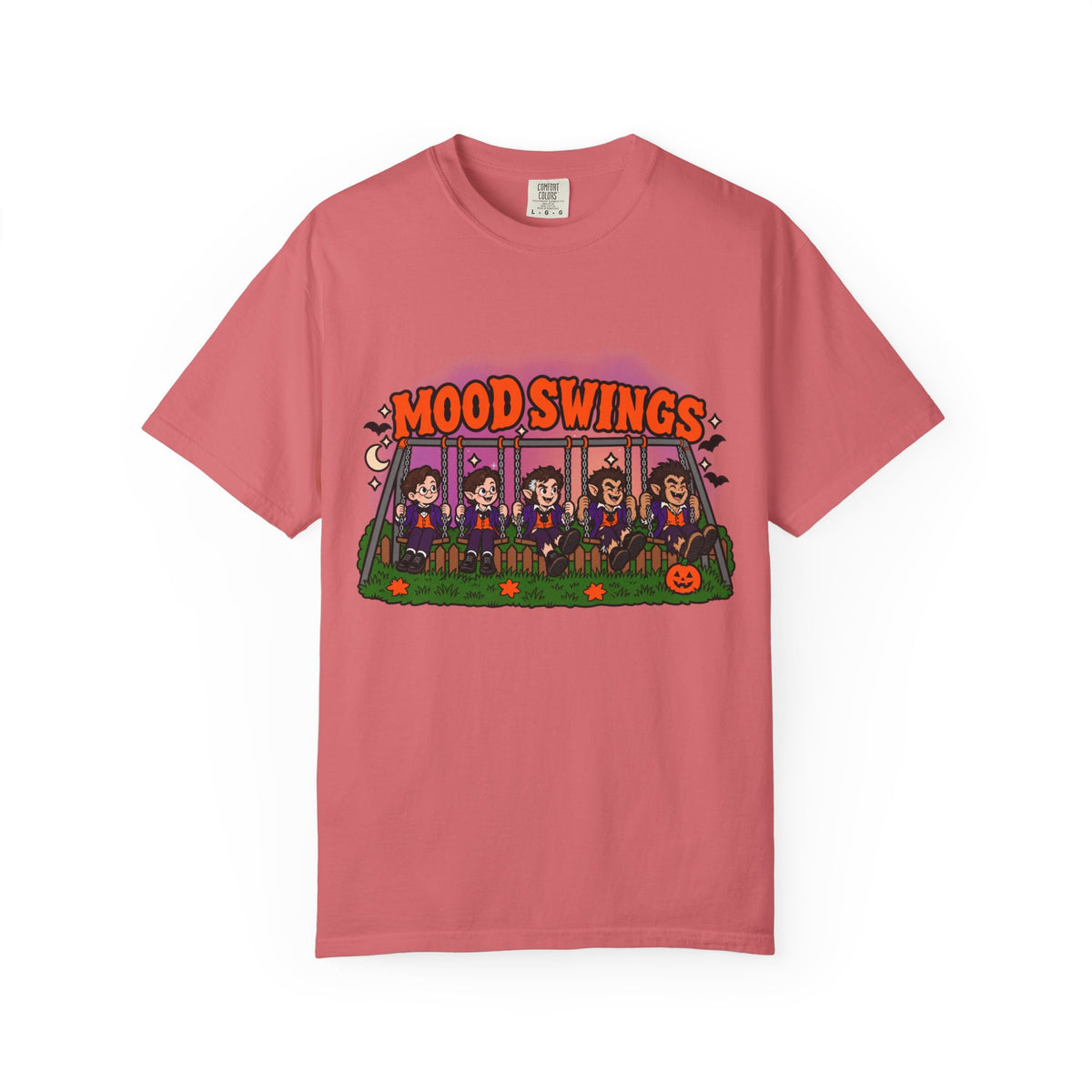 Mood Swings Boy Werewolf Halloween GraphicT-Shirt