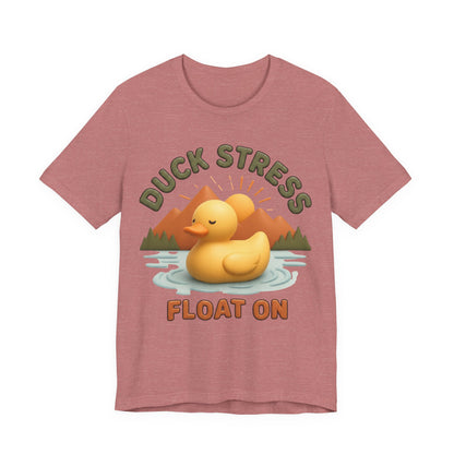Duck Stress Float On 3D Art Graphic T-Shirt