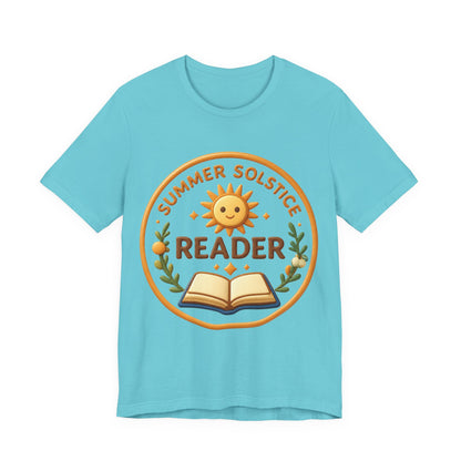 Summer Solstice Reader 3D Art Graphic T-Shirt