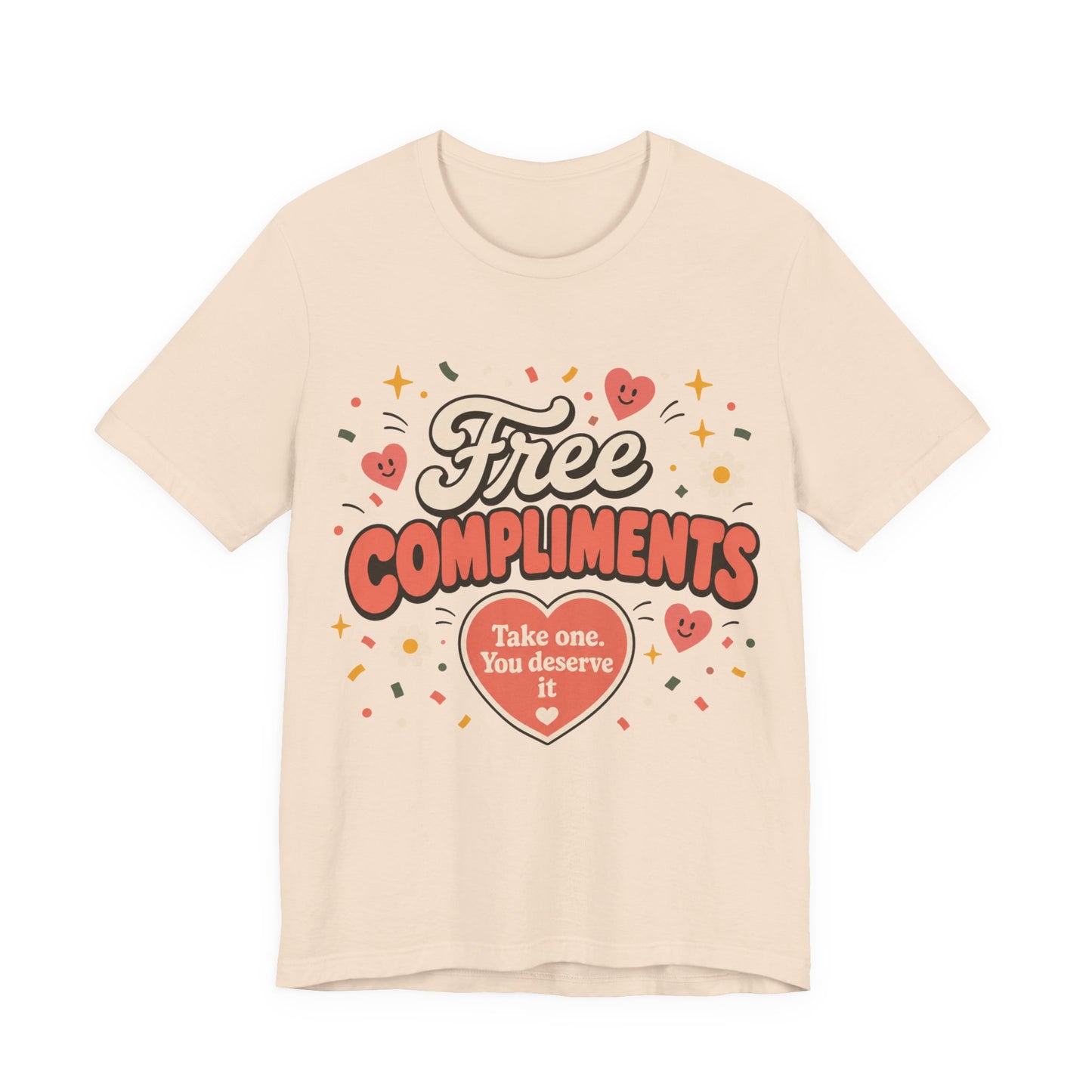 Free Compliments Graphic T-Shirt
