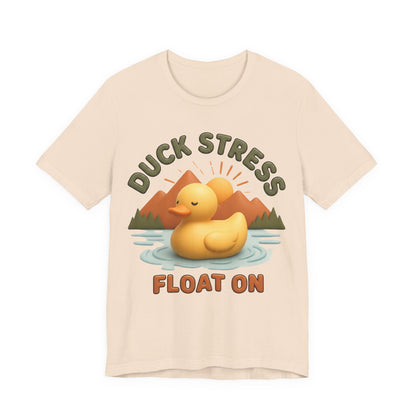 Duck Stress Float On 3D Art Graphic T-Shirt