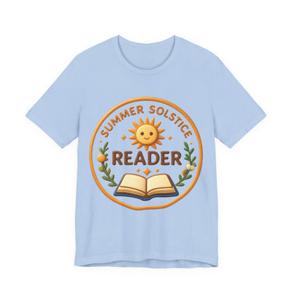 Summer Solstice Reader 3D Art Graphic T-Shirt