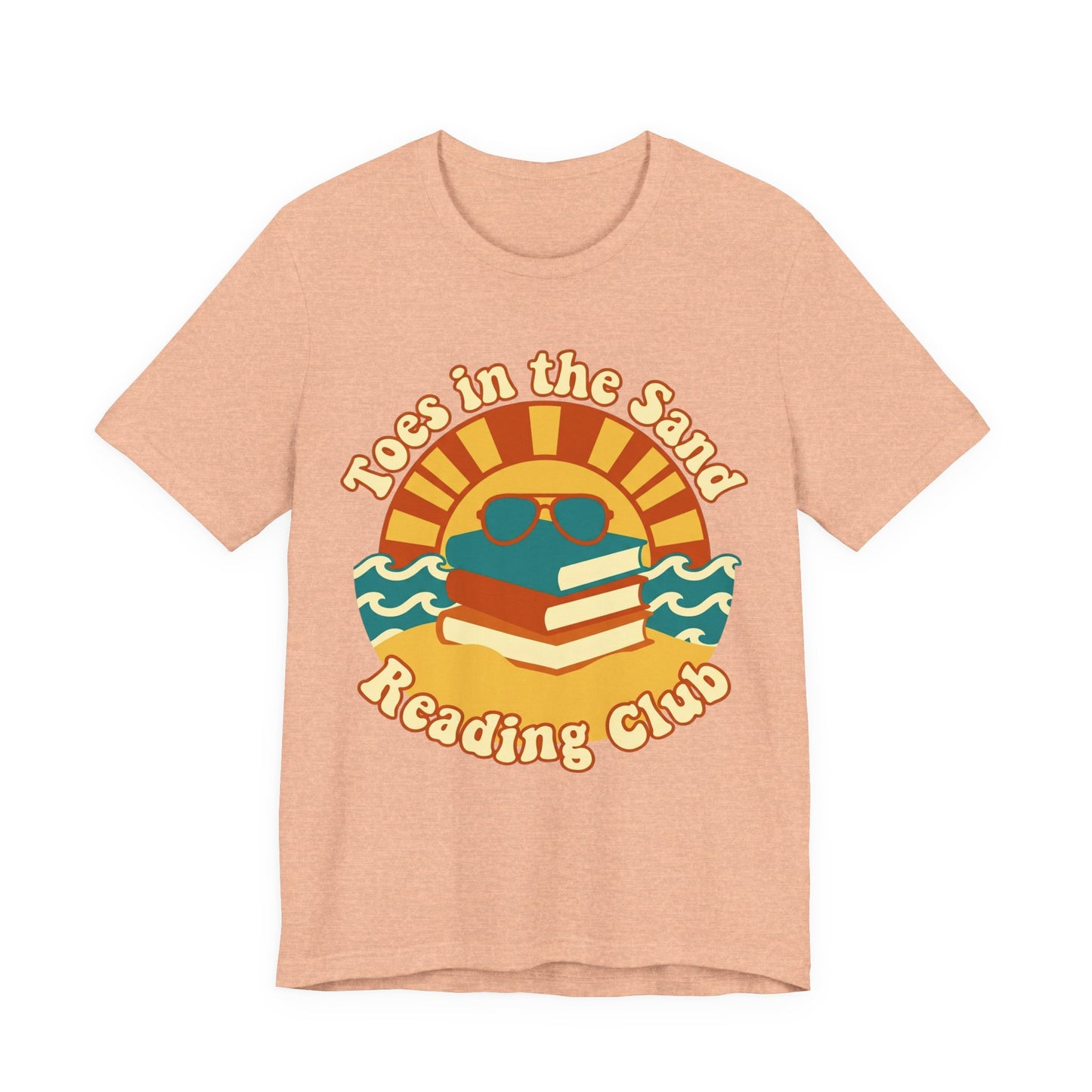 Toes in the Sand Reading Club Graphic T‑Shirt