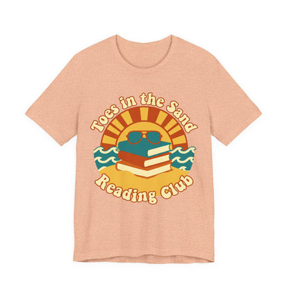 Toes in the Sand Reading Club Graphic T‑Shirt