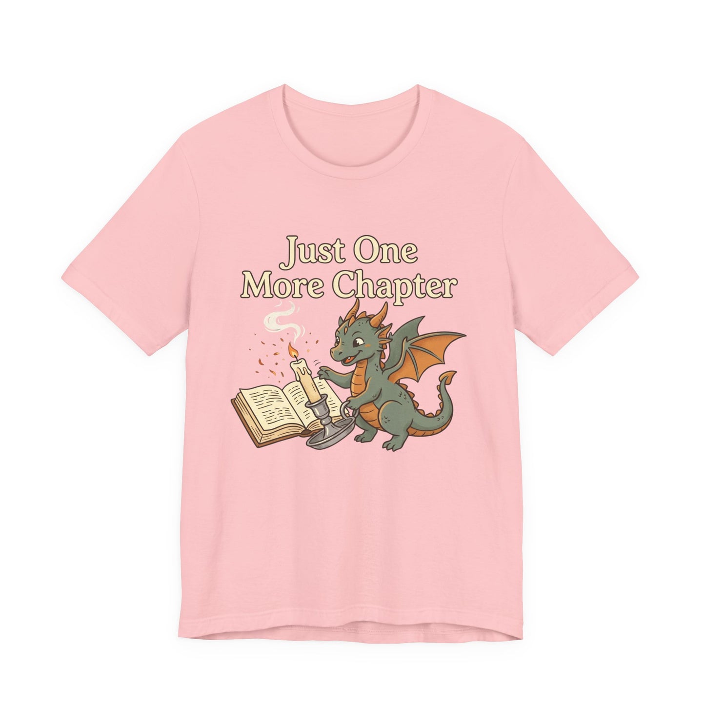 Just One More Chapter Book Dragon Tee — Book Lover Reading Shirt