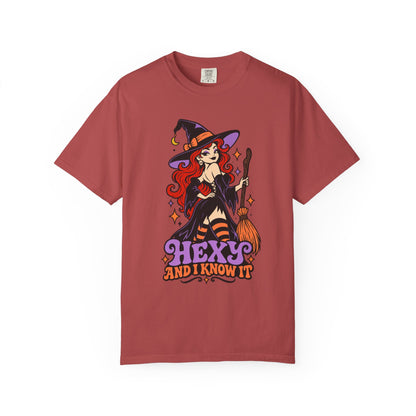 Hexy And I Know It Witch Halloween Graphic T-Shirt
