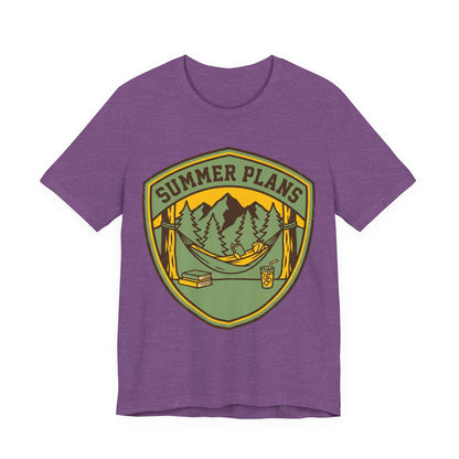 "Summer Plans" Hammock Camping Graphic T-Shirt