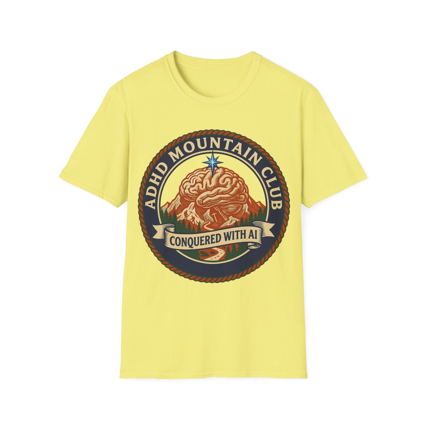 ADHD Mountain Club Graphic Tee