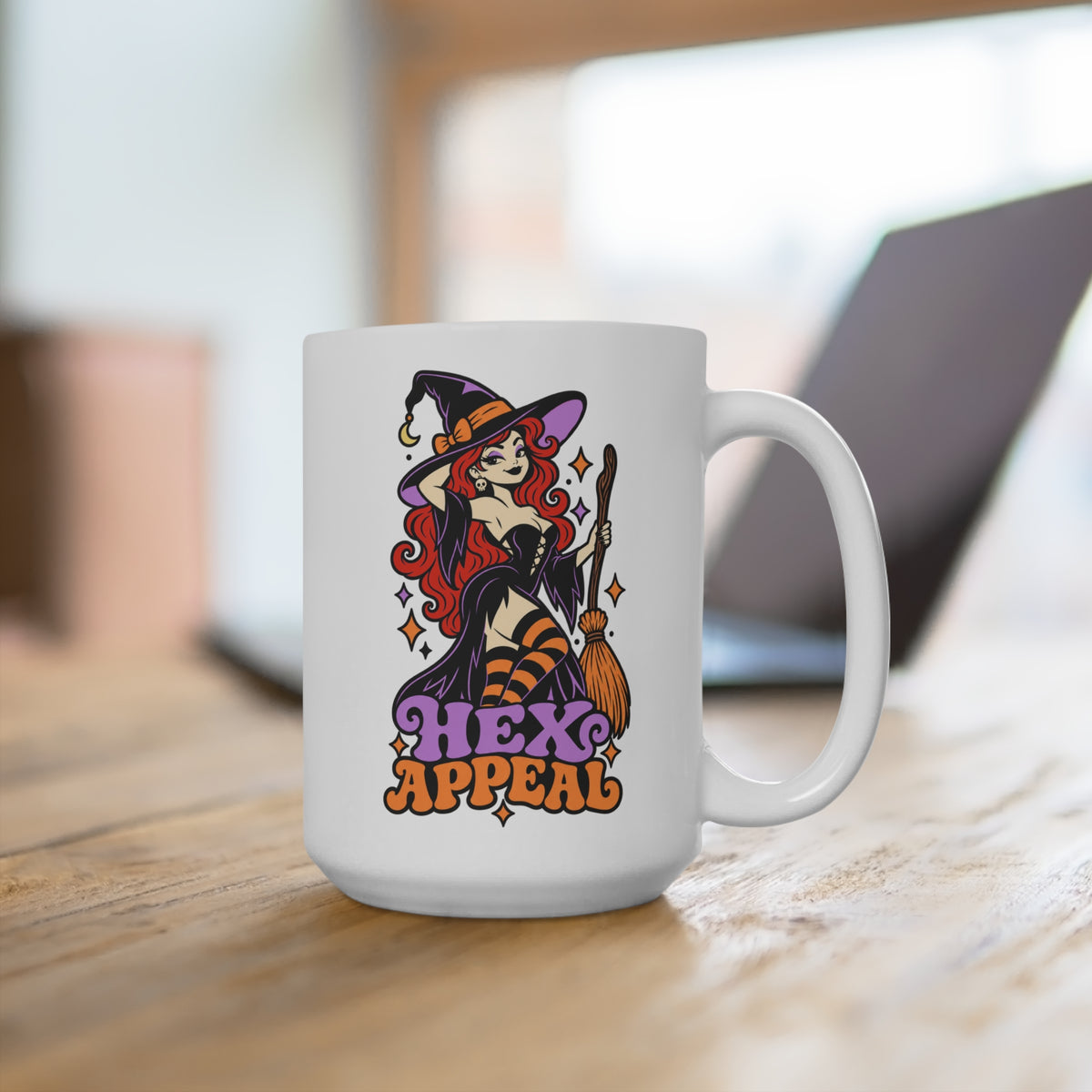 Hex Appeal Witchy Ceramic Mug 15oz