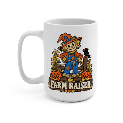 Farm Raised Scarecrow Ceramic Mug 15oz