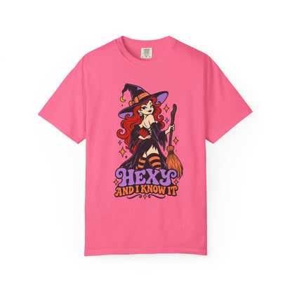 Hexy And I Know It Witch Halloween Graphic T-Shirt