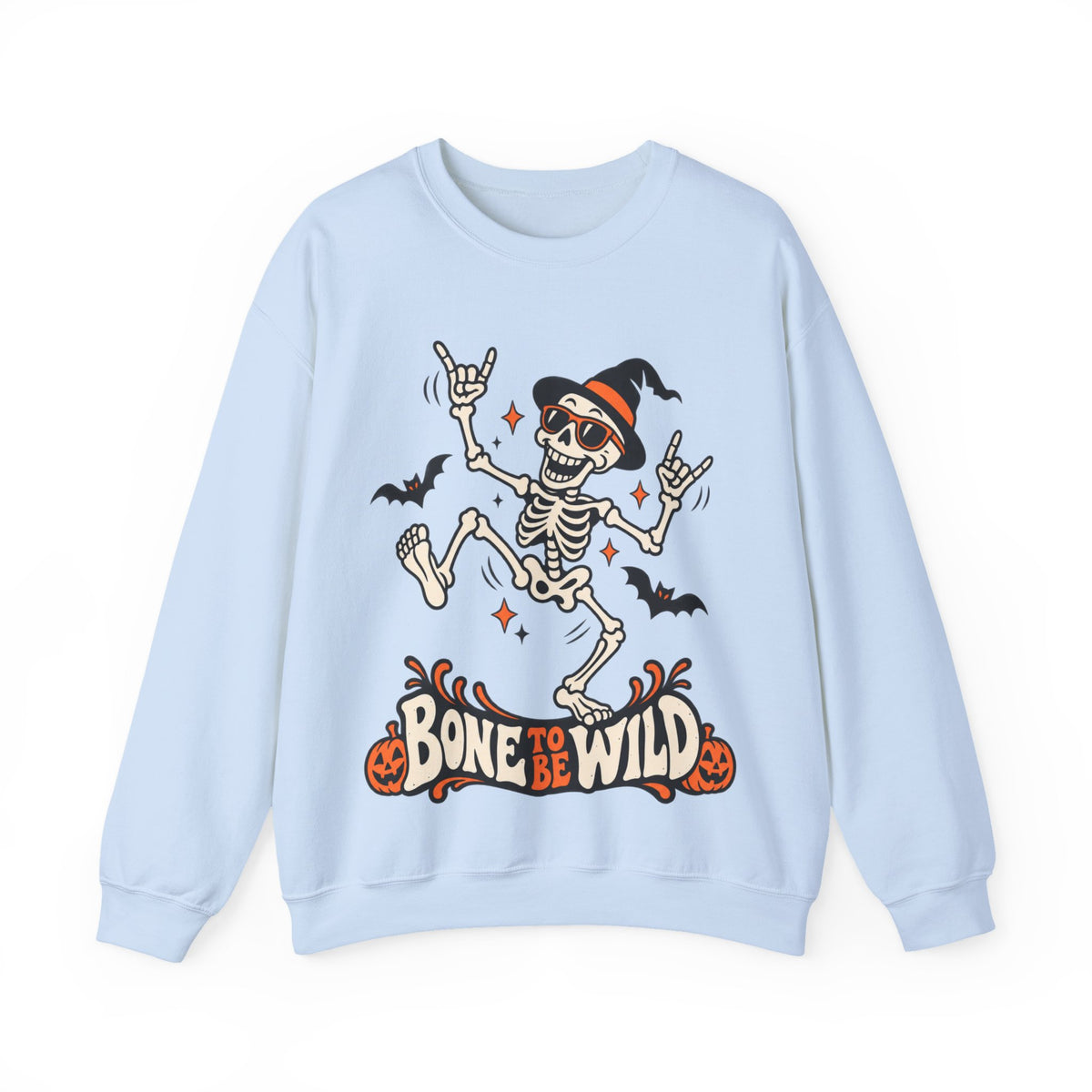 Bone to Be Wild Skeleton Crewneck Sweatshirt