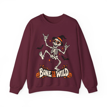 Bone to Be Wild Skeleton Crewneck Sweatshirt