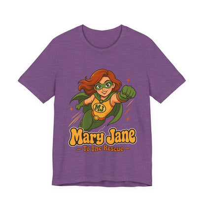 Flying High Mary Jane Superhero Graphic T-Shirt