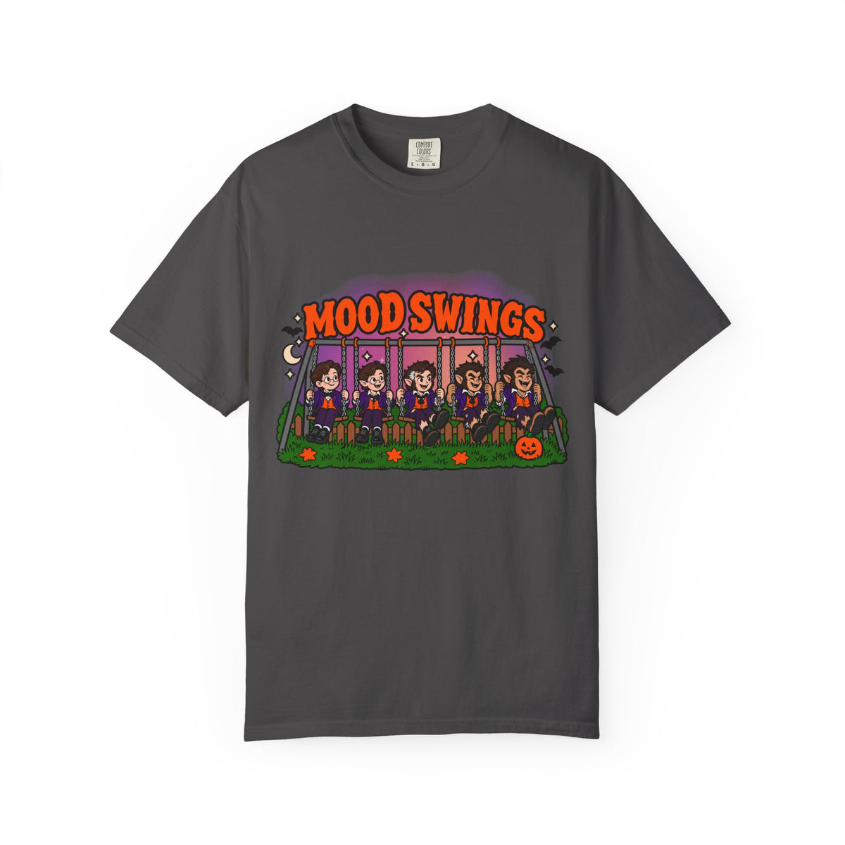 Mood Swings Boy Werewolf Halloween GraphicT-Shirt