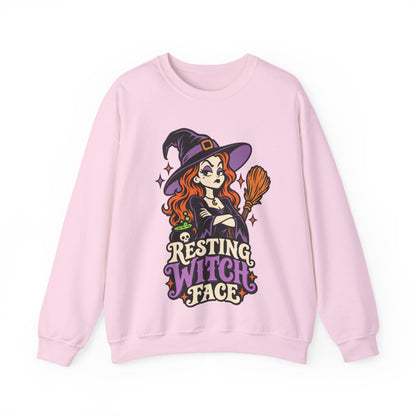 Resting Witch Face Crewneck Sweatshirt