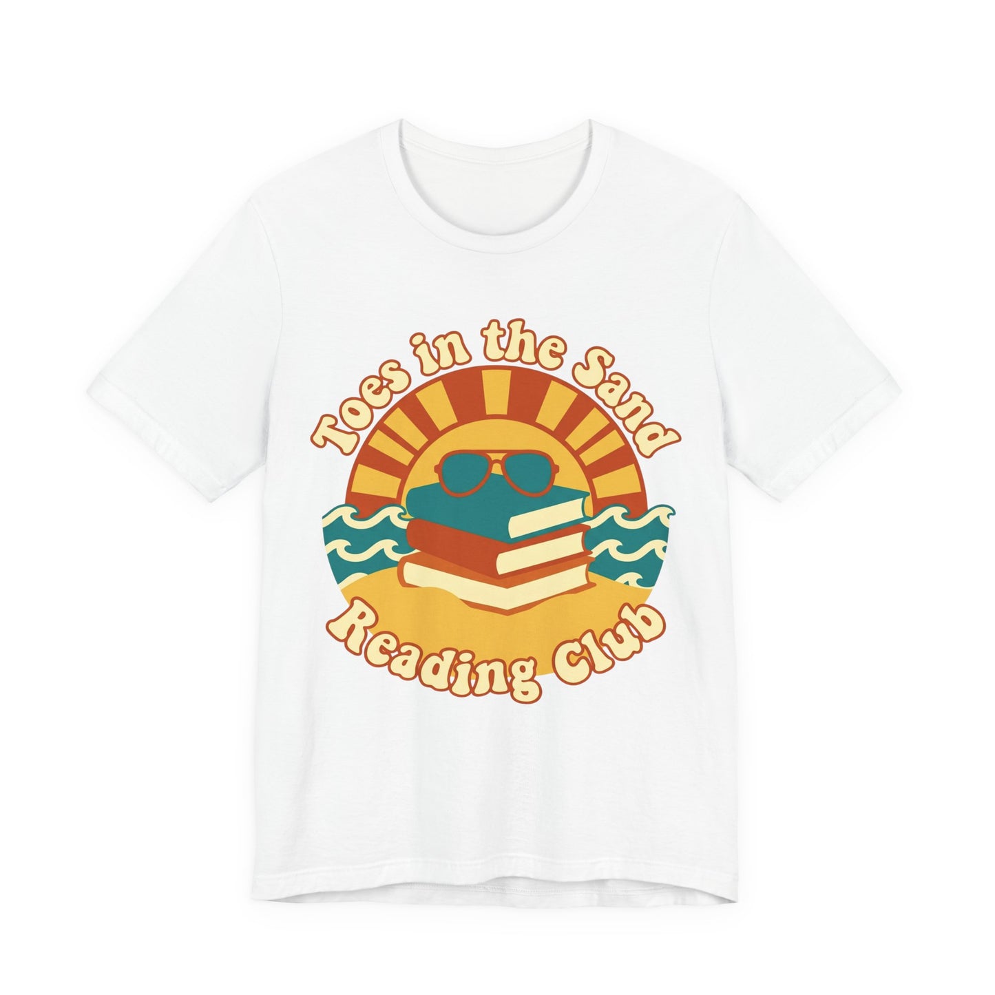 Toes in the Sand Reading Club Graphic T‑Shirt