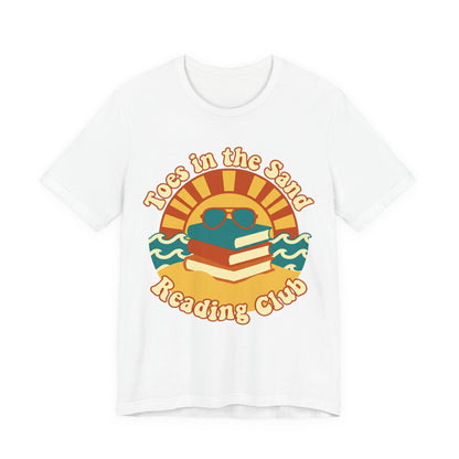 Toes in the Sand Reading Club Graphic T‑Shirt