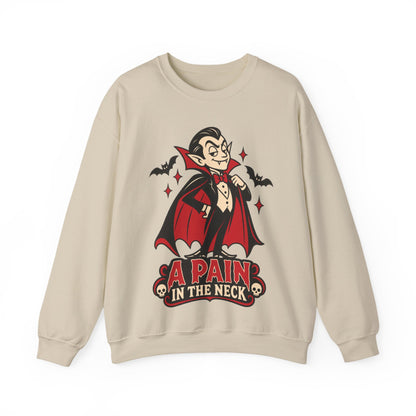 'A Pain in the Neck' Vampire Crewneck Sweatshirt