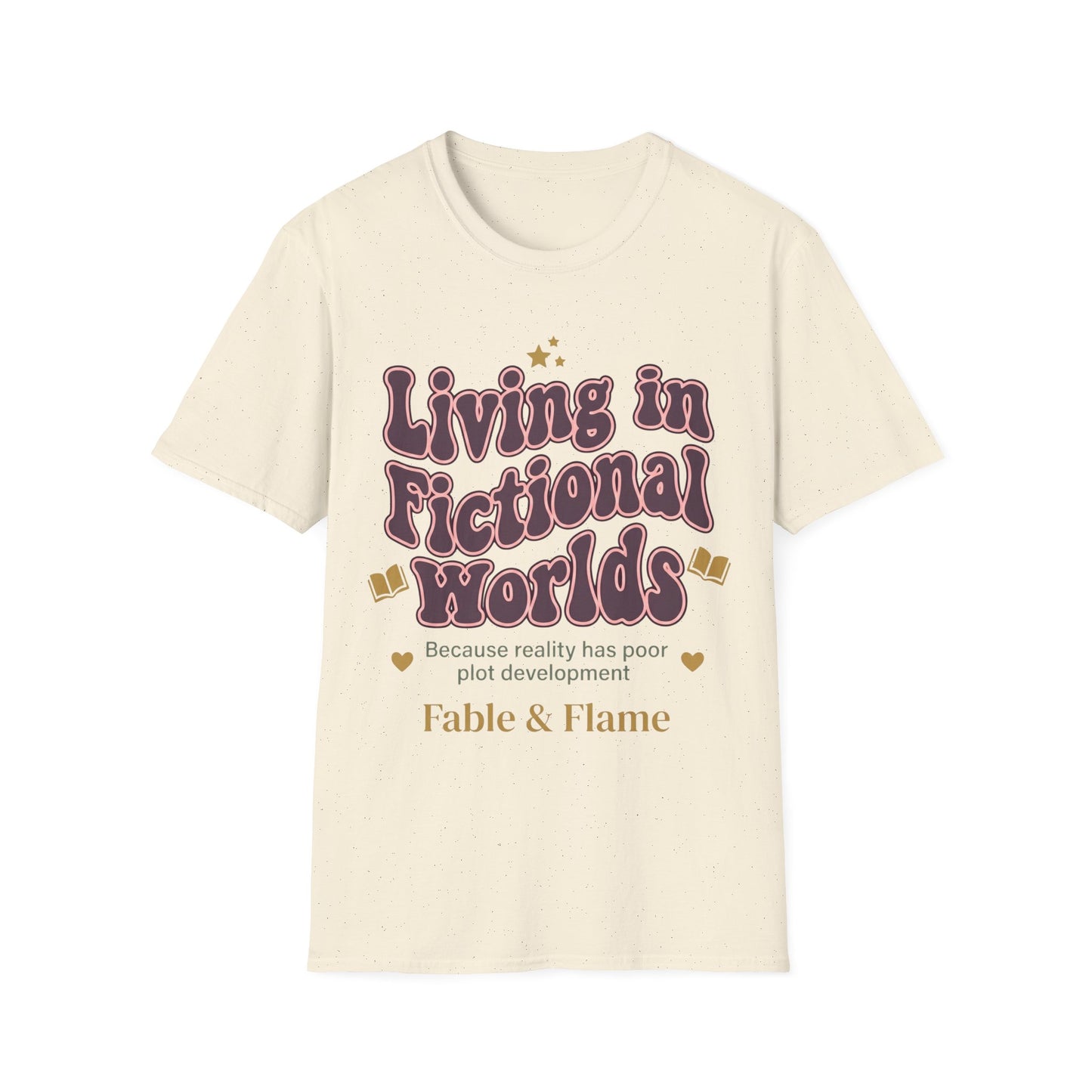 Living in Fictional Worlds Graphic T-Shirt