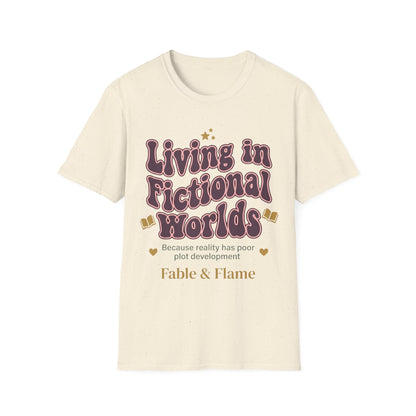 Living in Fictional Worlds Graphic T-Shirt