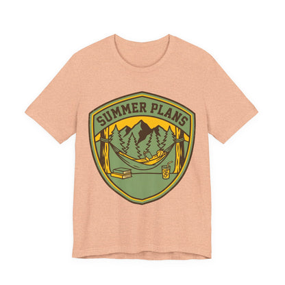 "Summer Plans" Hammock Camping Graphic T-Shirt