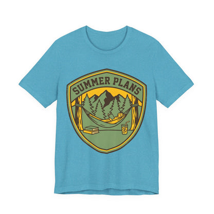 "Summer Plans" Hammock Camping Graphic T-Shirt