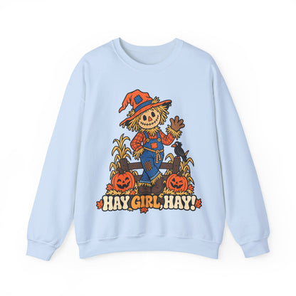 Hay Girl, Hay Scarecrow Crewneck Sweatshirt